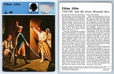 Ethan Allen - Revolution - Story Of America - Panarizon Card