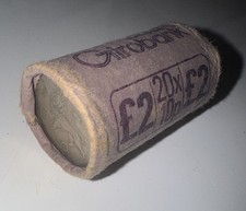 VINTAGE OLD 10p Coins In Original Bank Roll 1968-?? 20x10p post office Girobank