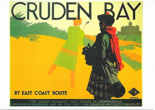 Postcard rail poster lner - poster,