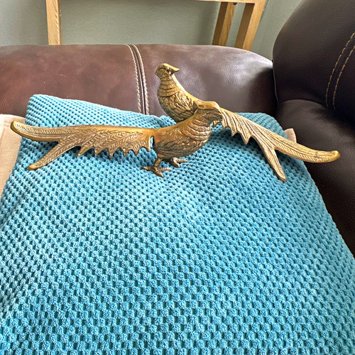 Holland solid brass pheasant - brass,