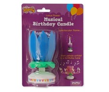 Lotus Flower Musical Birthday Candle Spectacular Flame......