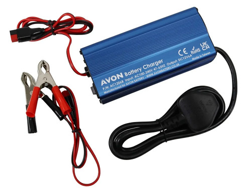 Avon battery charger - avon, 12v