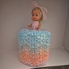 Retro Toilet Roll Cover Doll