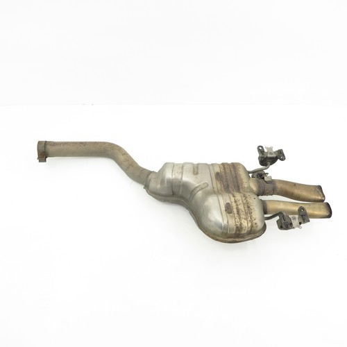 Rear exhaust silencer - rear, left