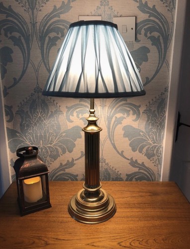 Large corinthian brass - brass, lamp