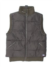 JOULES Womens Padded Gilet UK 12 Medium Grey Polyester CM11