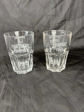 2 X ARC Southern Comfort Caipi Tumbler Glasses, 280ml. Man Cave, Home Bar
