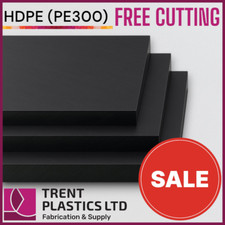 3mm Black HDPE Sheets PE300 High Density Polyethylene Plastic Cut To Size