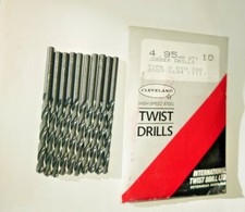 CLEVELAND HSS JOBBER LENGTH HSS DRILL X 10 PACKET  mm  