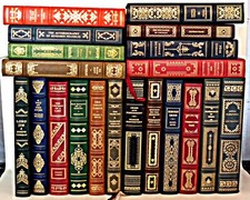 20x Franklin Library Classic Titles: Various Authors & Dates, 1/4 Leather HB