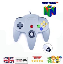Wired Controller for Nintendo 64 N64 Console Control Pad Grey