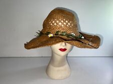 Peacocks Ladies Brown Breathable Brim Summer Sun Beach Holiday Hat OLS-HT023