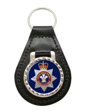 South Wales Police Leather Key Fob