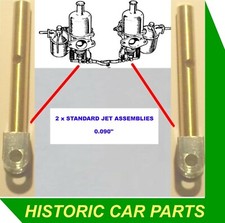 Riley 1.5 1489 cc 1957-65 - 2 JET ASSY'S for SU H4 1½” Carburettors