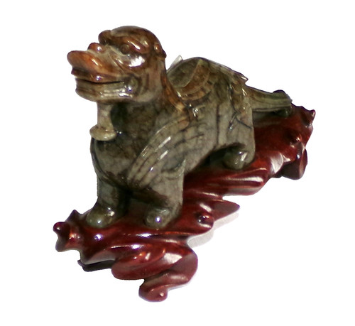Vintage chinese carved stone - chinese,