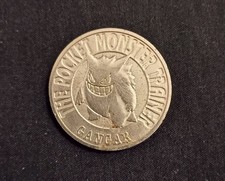 Pokémon Gengar Battle Coin Silver Medal BANDAI Japanese