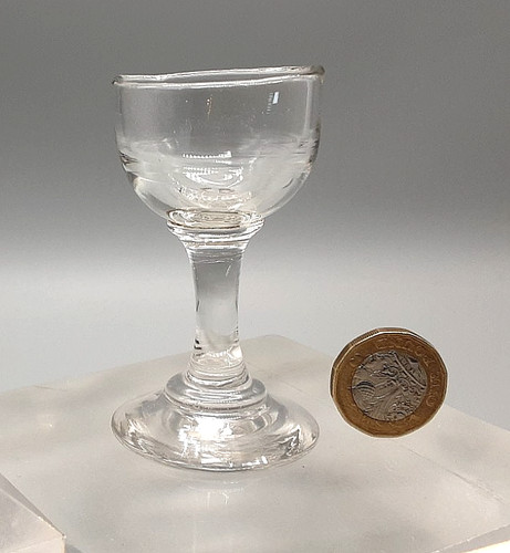 Antique hand blown glass eye - hand,