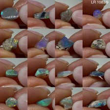 Loose Natural Australian Lightning Ridge Mixed Rough Opal Parcel 19.5 cts