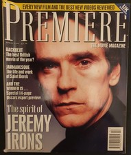 Premiere Magazine UK edition April 1994 Jeremy Irons