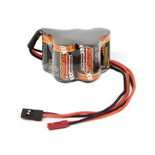 NiMh Hump Receiver 6v 1600mAh Battery Pack BEC and Futaba Plug RC Nitro Car