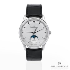 Jaeger-LeCoultre Master Ultra-Thin Moon 176.8.64.S, Steel 39mm Silver Dial