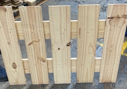 Slatted timber decking boards - slatted,