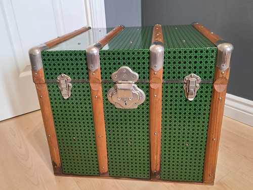 Vintage 1920 green geometric - 1920,