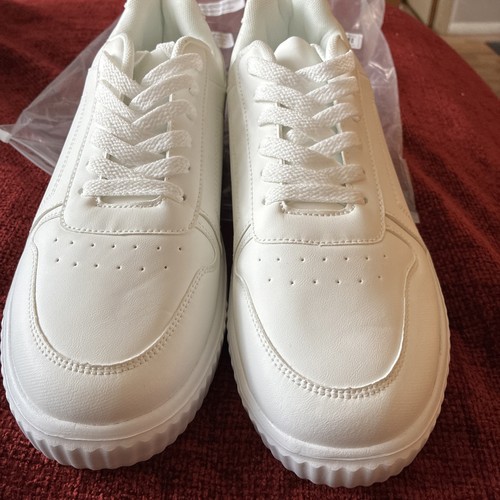 Men white trainers eu45 - trainers,