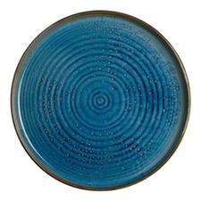 Dinner Plate Sapphire Blue Porcelain With Edge Ø 21 Cm - Bonnà - Restaurant