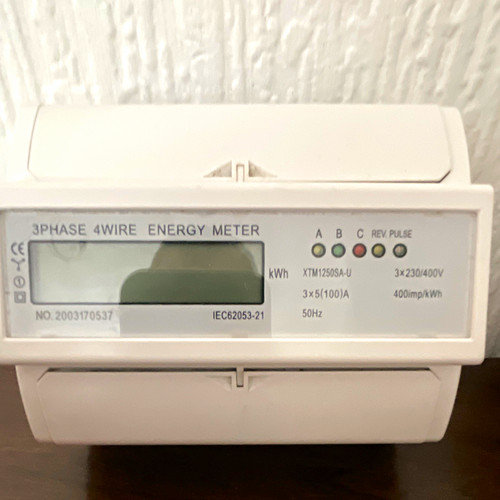 Phase wire electronic kwh - phase,