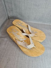 Skechers Wedge Flip-Flops with Sparkly Straps – EU 40 / UK 7