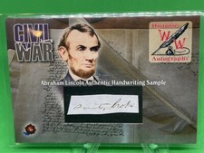 ABRAHAM LINCOLN Authentic Hand