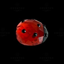 Swarovski Crystal LUCKY RED LADYBIRD / LADYBUG 1054587 Mint Rare Retired No Box