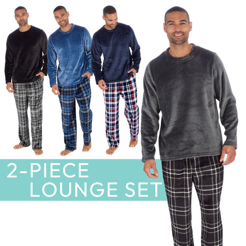 Mens flannel fleece - mens, set