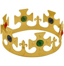 Gold King Crown Fancy Dress