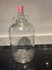 Demijohn screw top Bottle Wine/Beer Making 5 Litres. With free bung.
