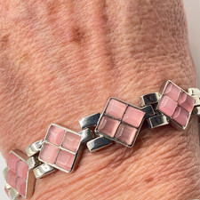 Panther link bracelet silver