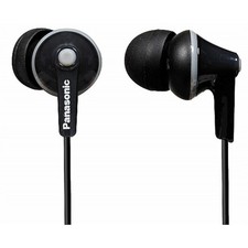 PANASONIC RPHJE125 ERGOFIT STEREO IN-EAR HEADPHONES IN BLACK - RPHJE125K