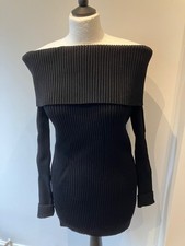 Wimebn's PROENZA SCHOULER Black Off Shoulder Jumper Size M
