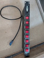 show tec dj switch 8 Transcension PC-08 rack switch panel IEC DJ DISCO lighting