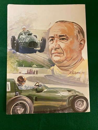 Vanwall single seater drawing - single,