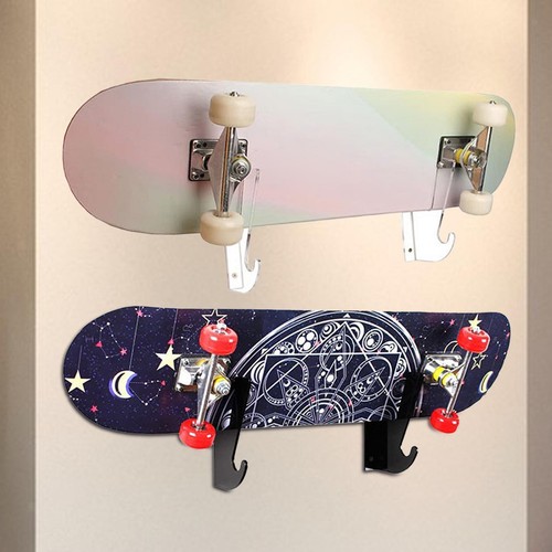 Skateboard wall mount rack - wall,