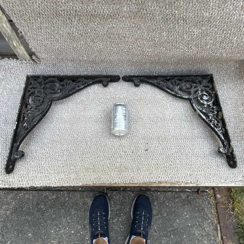 Antique lrg shelf brackets - lrg,