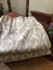 Pair Of Narrow tapestry curtains Handmade-thermal Lined chenille 75”L  36”Wide