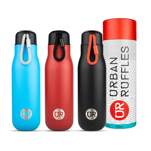 Stainless steel water bottle - stainless,