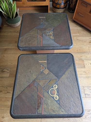 Mcm pair brutalist - mcm, mosaic