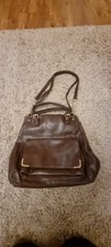 Topshop Brown Faux Leather