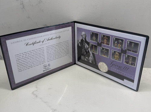 Silver coin cover george - silver,