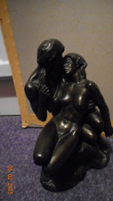 ROLAND CHADWICK SCULPTURE - THE LOVERS - BRONZE - HEREDITIES - 24 CM HIGH