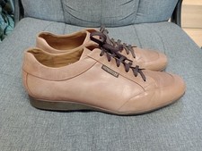 Mephisto tan brown leather casual shoes/trainers size 9.5/43.5